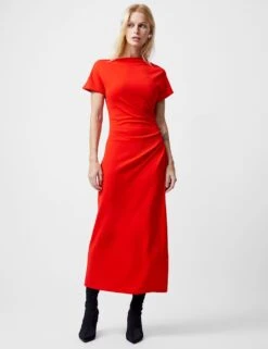 French Connection Slash Neck Midi Column Dress -Cyberjammies Store slash neck midi column dress 5