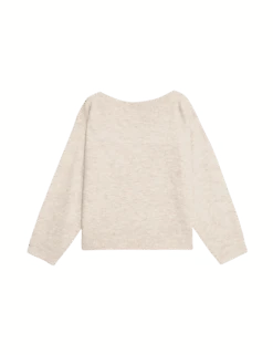 Slash Neck Relaxed Jumper With Alpaca -Cyberjammies Store slash neck relaxed jumper with alpaca 1