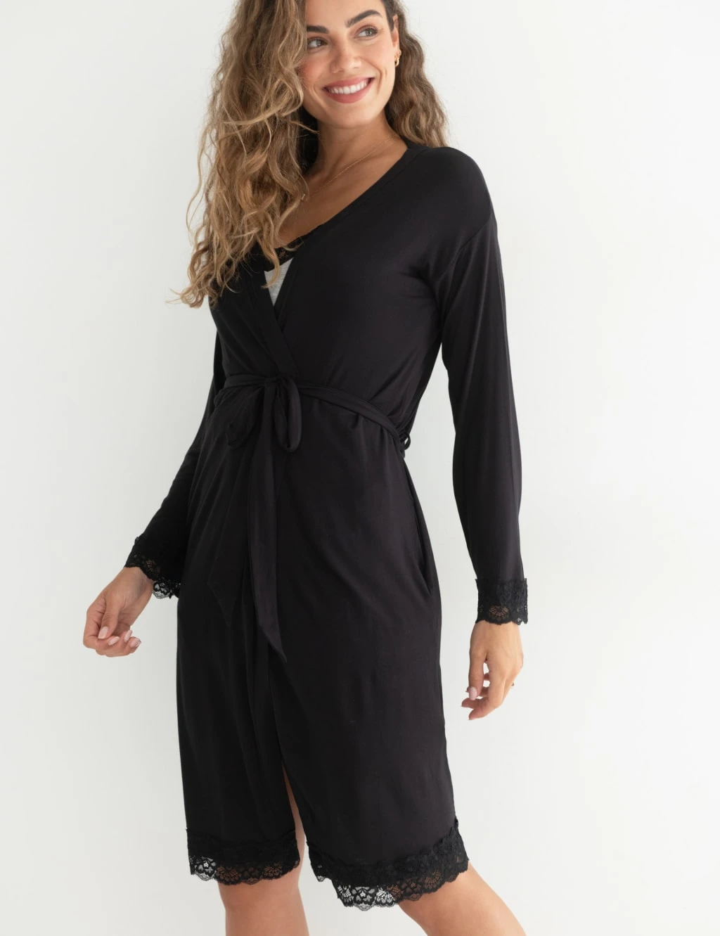 Pour Moi Sofa Loves Lace Jersey Wrap Dressing Gown 11 Pour Moi Sofa Loves Lace Jersey Wrap Dressing Gown - Image 11