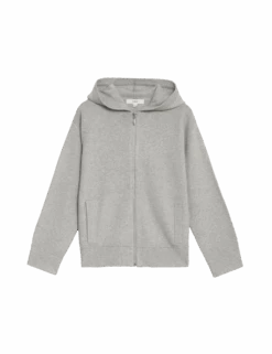 Soft Touch Knitted Zip Up Hoodie -Cyberjammies Store soft touch knitted zip up hoodie 1