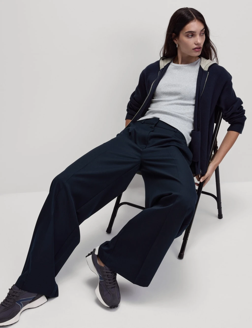 Soft Touch Two Tone Slim Fit Hoodie 11 Soft Touch Two Tone Slim Fit Hoodie - Image 11