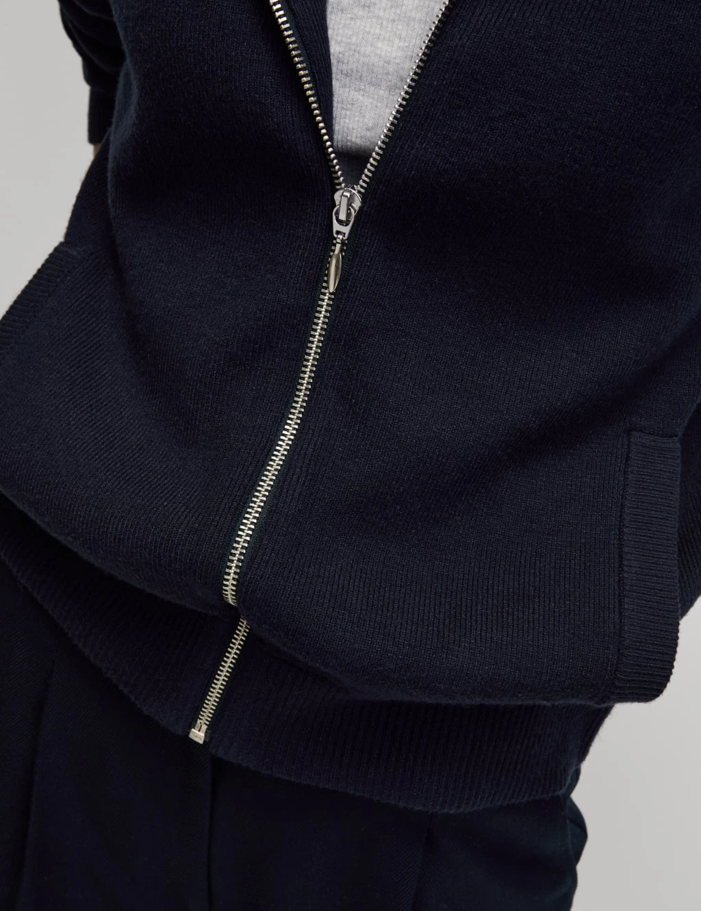 Soft Touch Two Tone Slim Fit Hoodie 13 Soft Touch Two Tone Slim Fit Hoodie - Image 13