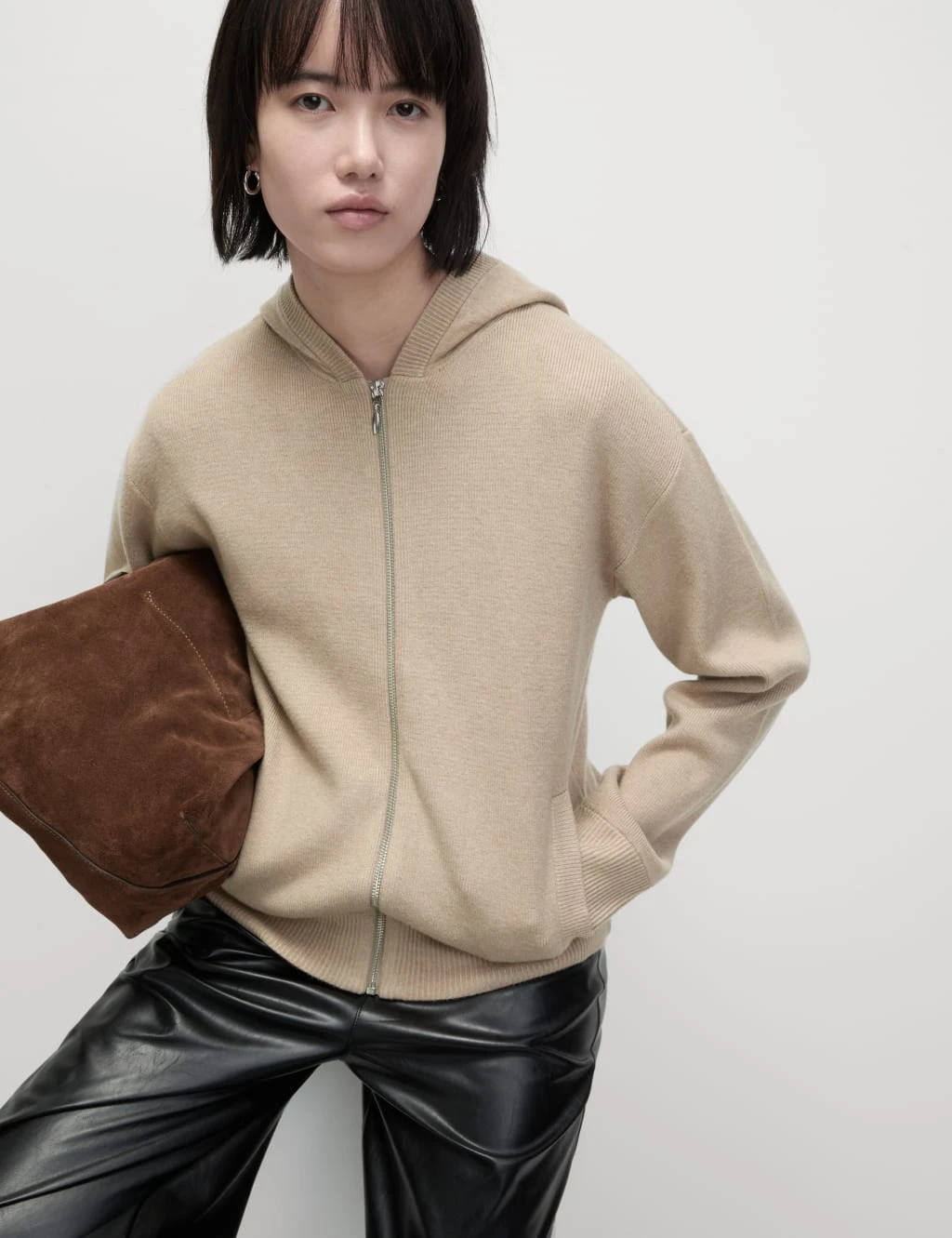 Soft Touch Two Tone Slim Fit Hoodie 18 Soft Touch Two Tone Slim Fit Hoodie - Image 18