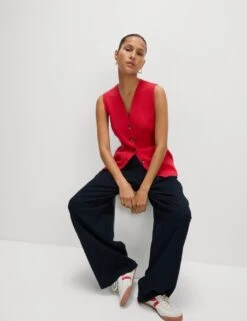 Soft Touch V-Neck Knitted Waistcoat -Cyberjammies Store soft touch v neck knitted waistcoat 16