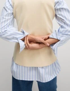 Soft Touch V-Neck Knitted Waistcoat -Cyberjammies Store soft touch v neck knitted waistcoat 8