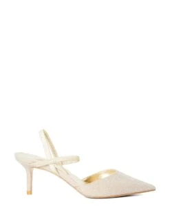 Dune London Sparkle Stiletto Heel Pointed Court Shoes -Cyberjammies Store sparkle stiletto heel pointed court shoes 9