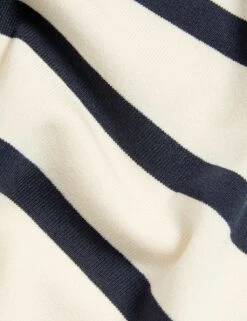 Striped Knitted Collared Button Front Cardigan -Cyberjammies Store striped knitted collared button front cardigan 8