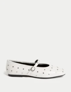 Studded Buckle Flat Ballet Pumps 15 Studded Buckle Flat Ballet Pumps -Cyberjammies Store studded buckle flat ballet pumps 3