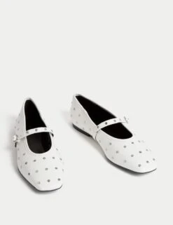 Studded Buckle Flat Ballet Pumps 18 Studded Buckle Flat Ballet Pumps -Cyberjammies Store studded buckle flat ballet pumps 5