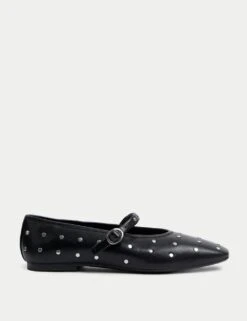 Studded Buckle Flat Ballet Pumps 22 Studded Buckle Flat Ballet Pumps -Cyberjammies Store studded buckle flat ballet pumps 8
