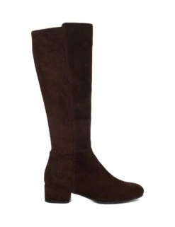 Dune London Suede Block Heel Knee High Boots -Cyberjammies Store suede block heel knee high boots 9