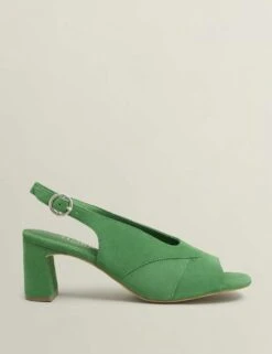 Suede Block Heel Slingback Open Toe Sandals -Cyberjammies Store suede block heel slingback open toe sandals 13