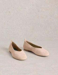 WHITE STUFF Suede Flat Ballet Pumps -Cyberjammies Store suede flat ballet pumps 4
