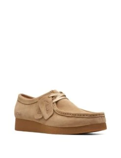 Clarks Wallabee Suede Flatform Shoes 39 Clarks Wallabee Suede Flatform Shoes -Cyberjammies Store suede flatform boots 12