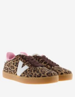 VICTORIA Berlin Leopard Suede Trainers 15 VICTORIA Berlin Leopard Suede Trainers -Cyberjammies Store suede lace up leopard print trainers