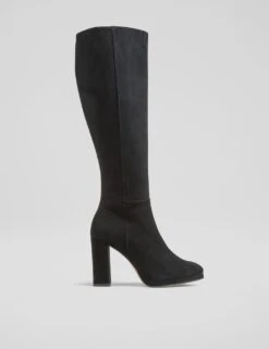 Suede Platform Knee High Boots -Cyberjammies Store suede platform knee high boots 4