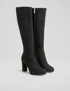 Suede Platform Knee High Boots -Cyberjammies Store suede platform knee high boots 6