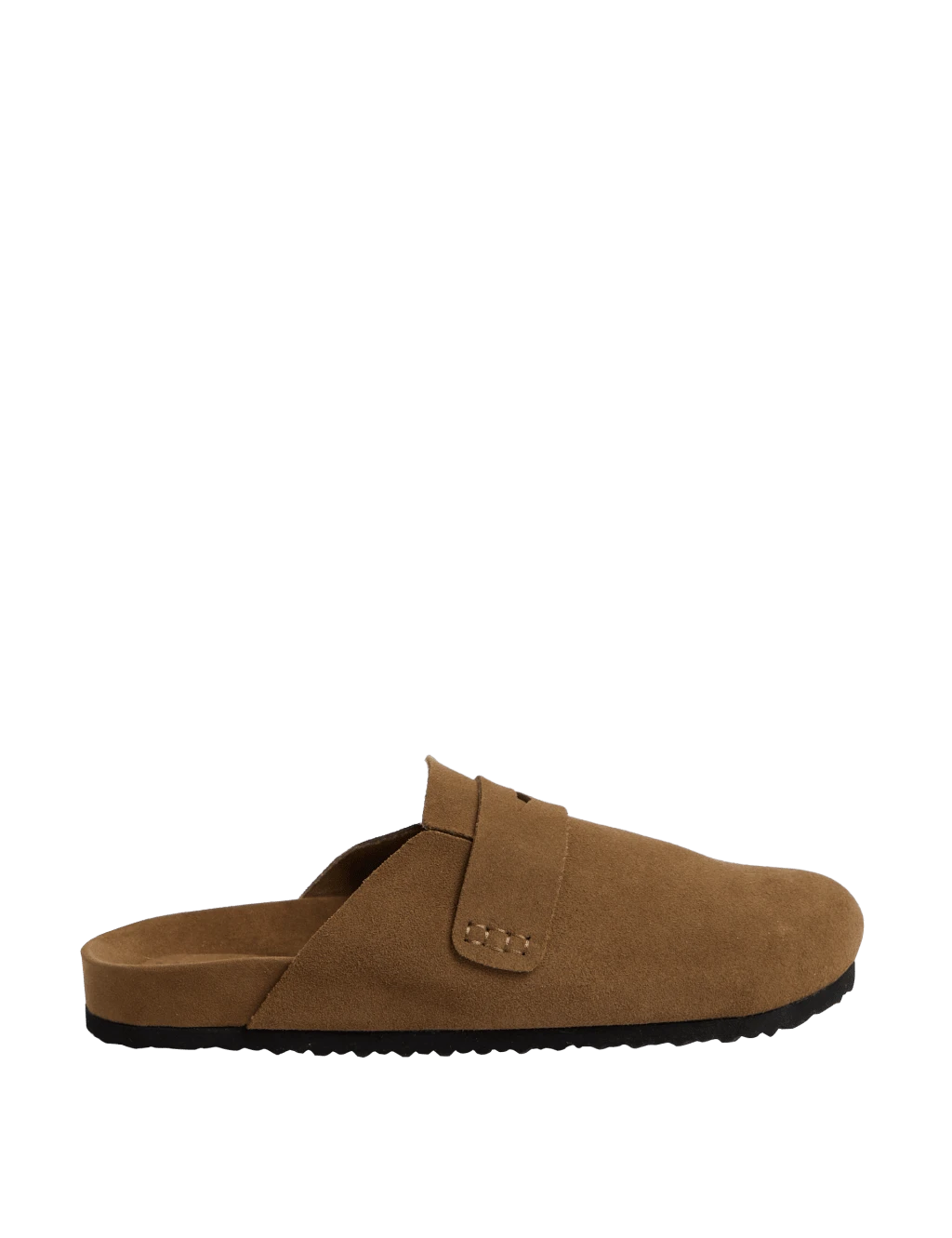 Suede Slip On Flat Clogs 8 Suede Slip On Flat Clogs - Image 8