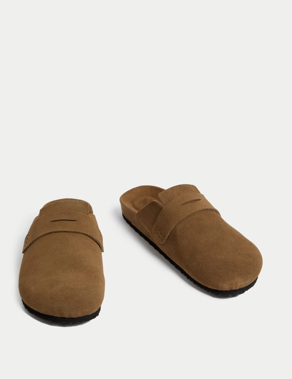 Suede Slip On Flat Clogs 10 Suede Slip On Flat Clogs - Image 10