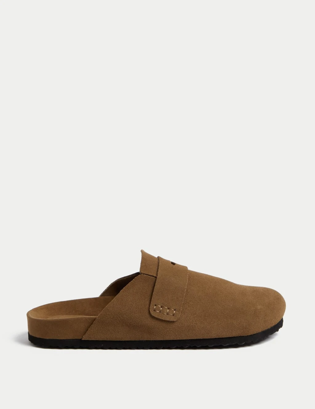 Suede Slip On Flat Clogs 11 Suede Slip On Flat Clogs - Image 11
