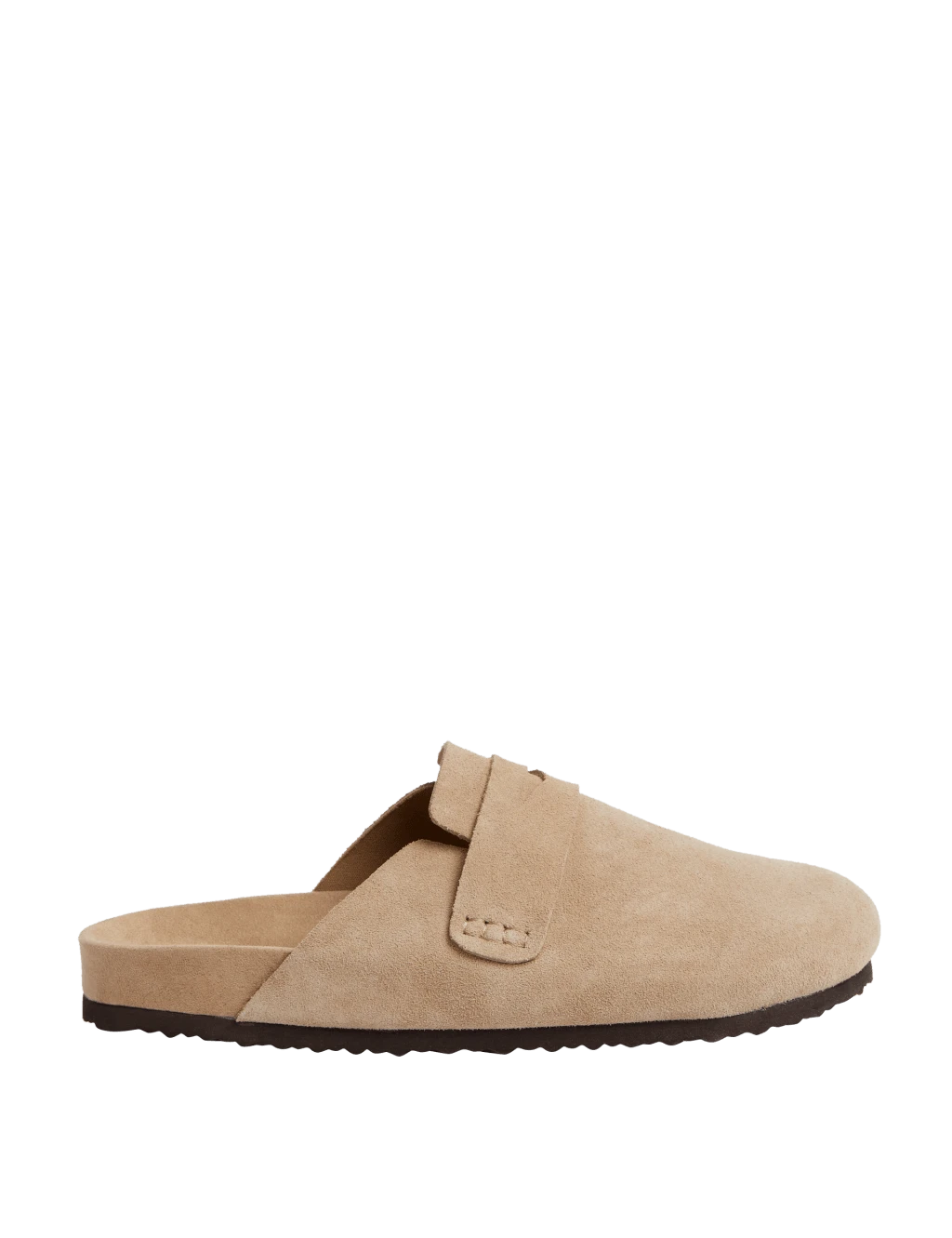 Suede Slip On Flat Clogs 4 Suede Slip On Flat Clogs - Image 4