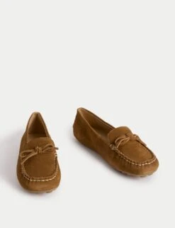 Suede Slip On Flat Loafers -Cyberjammies Store suede slip on flat loafers 7