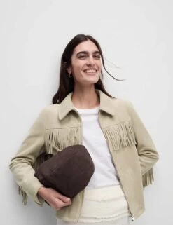 Suedette Fringed Jacket -Cyberjammies Store suedette fringed jacket 10