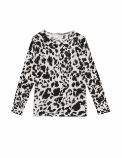 Supersoft Animal Print Crew Neck Jumper -Cyberjammies Store supersoft animal print crew neck jumper 1