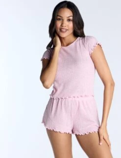 Supersoft Pointelle Pyjama Shorts -Cyberjammies Store supersoft pointelle pyjama shorts 4
