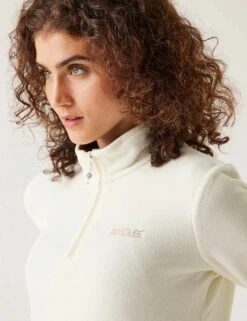 Regatta Sweethart Funnel Neck Half Zip Fleece -Cyberjammies Store sweethart funnel neck half zip fleece 18