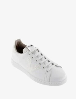 VICTORIA Tenis Glitter Leather Lace-Up Trainers -Cyberjammies Store tenis glitter leather lace up trainers 7