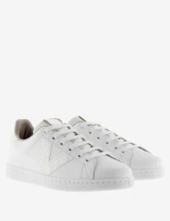 VICTORIA Tenis Glitter Leather Lace-Up Trainers -Cyberjammies Store tenis glitter leather lace up trainers 8