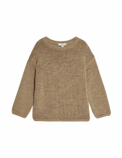 Textured Crew Neck Jumper -Cyberjammies Store textured crew neck jumper 1