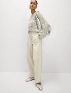 Textured Crew Neck Jumper With Cotton 31 Textured Crew Neck Jumper With Cotton -Cyberjammies Store textured crew neck jumper with cotton 11