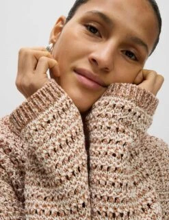 Textured Crew Neck Jumper With Cotton 33 Textured Crew Neck Jumper With Cotton -Cyberjammies Store textured crew neck jumper with cotton 13