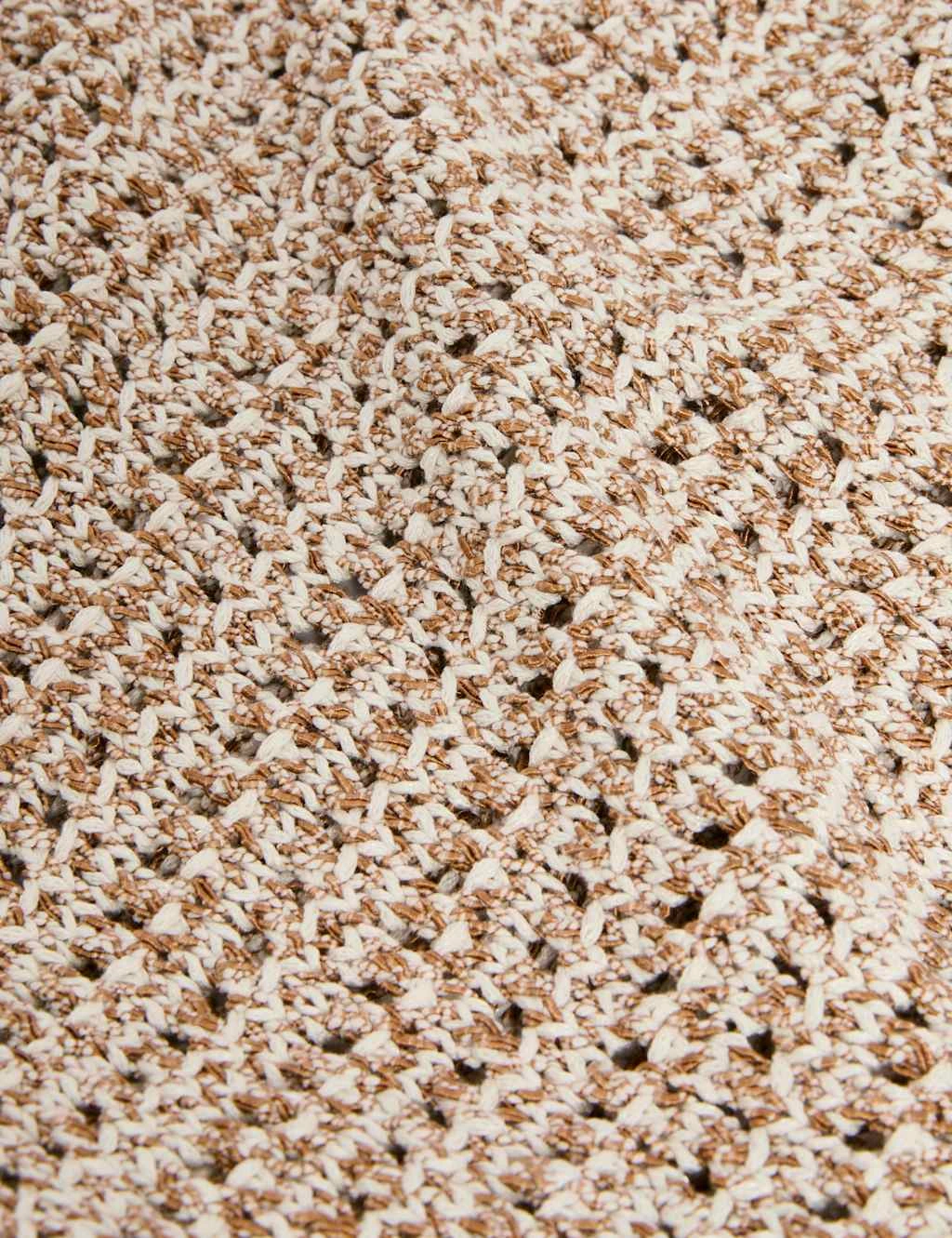 Textured Crew Neck Jumper With Cotton 17 Textured Crew Neck Jumper With Cotton - Image 17