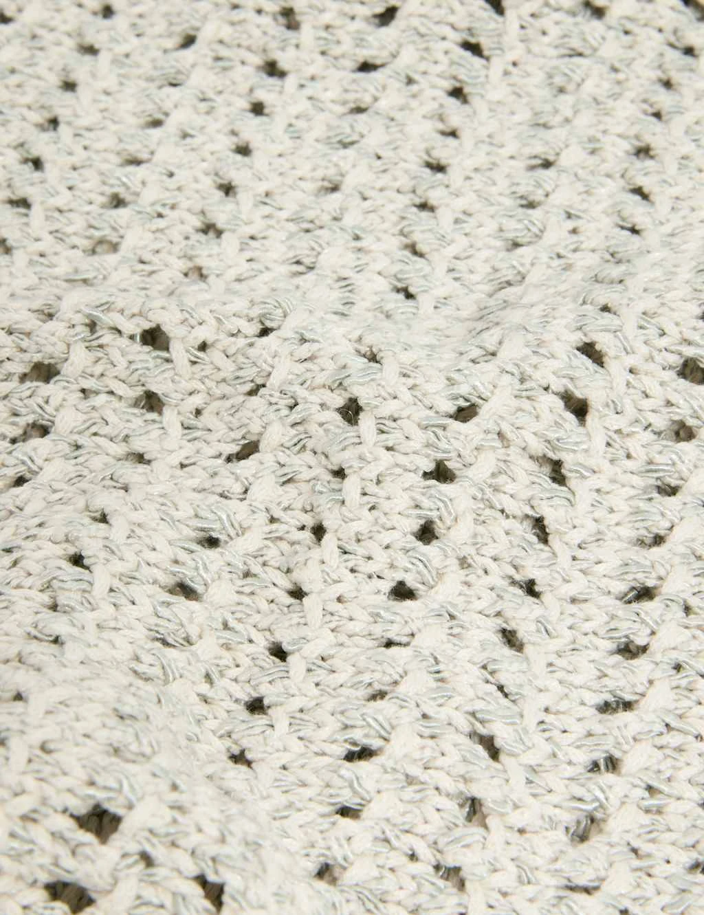 Textured Crew Neck Jumper With Cotton 10 Textured Crew Neck Jumper With Cotton - Image 10