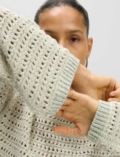 Textured Crew Neck Jumper With Cotton 29 Textured Crew Neck Jumper With Cotton -Cyberjammies Store textured crew neck jumper with cotton 9