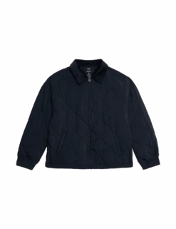 Thermowarmth™ Quilted Collared Jacket -Cyberjammies Store thermowarmth quilted collared jacket 1