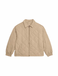 Thermowarmth™ Quilted Collared Jacket -Cyberjammies Store thermowarmth quilted collared jacket
