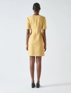 Tweed Textured Mini Shift Dress -Cyberjammies Store tweed textured mini shift dress 6