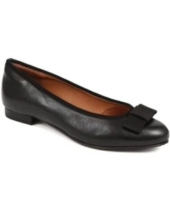 Jones Bootmaker Wide Fit Leather Bow Flat Pumps -Cyberjammies Store wide fit leather bow flat pumps 9