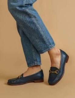 Jones Bootmaker Wide Fit Leather Flat Loafers -Cyberjammies Store wide fit leather flat loafers 11