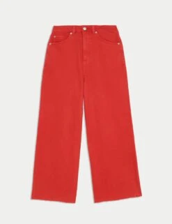 Wide Leg Cropped Jeans -Cyberjammies Store wide leg cropped jeans 12