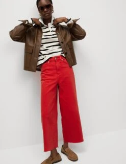 Wide Leg Cropped Jeans -Cyberjammies Store wide leg cropped jeans 16