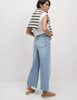 Wide Leg Cropped Jeans -Cyberjammies Store wide leg cropped jeans 9