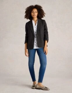 WHITE STUFF Wool Blend Jersey Single Breasted Blazer -Cyberjammies Store wool blend jersey single breasted blazer 11