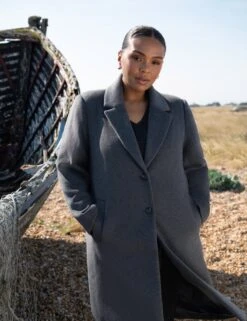 Wool Blend Longline Peacoat -Cyberjammies Store wool blend longline peacoat 13