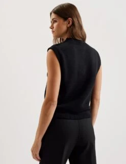Ted Baker Wool Rich Button Detail Knitted Vest -Cyberjammies Store wool rich button detail knitted vest 3