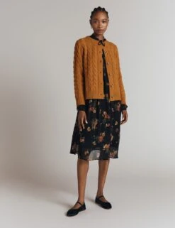 Ghost Wool Rich Cable Knit Cardigan -Cyberjammies Store wool rich cable knit cardigan 11